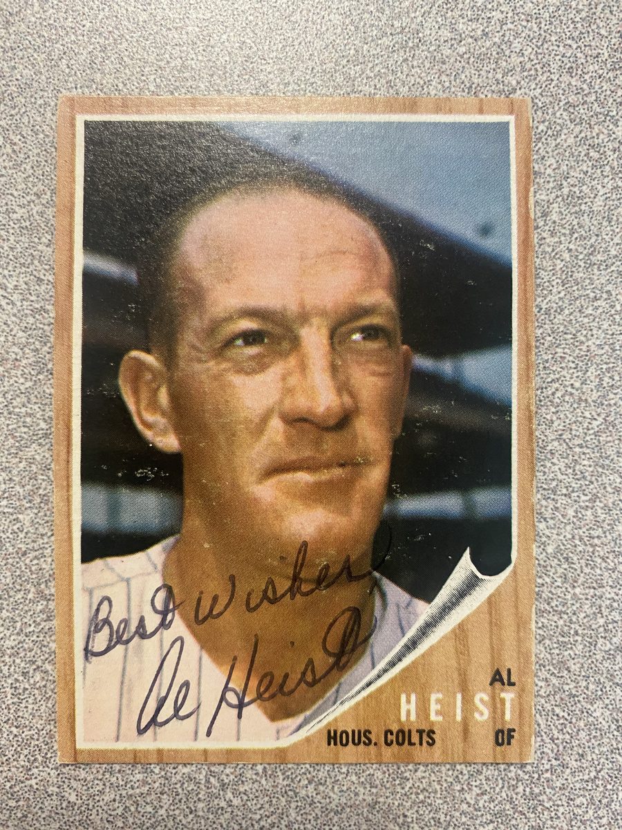 Al Heist autograph in the Astros A to Z collection