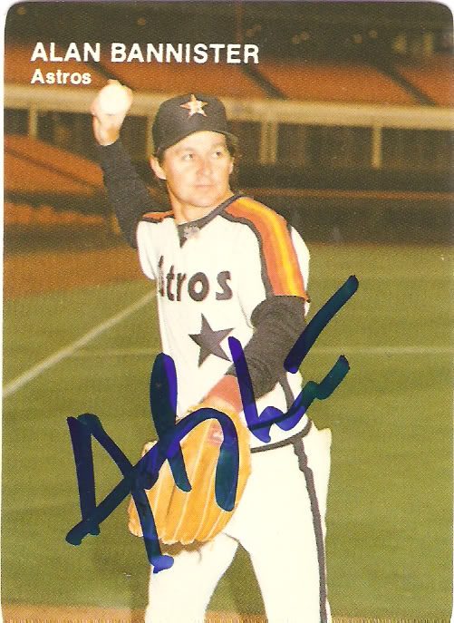 Alan Bannister autograph in the Astros A to Z collection
