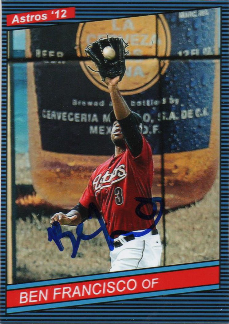 Ben Francisco autograph in the Astros A to Z collection
