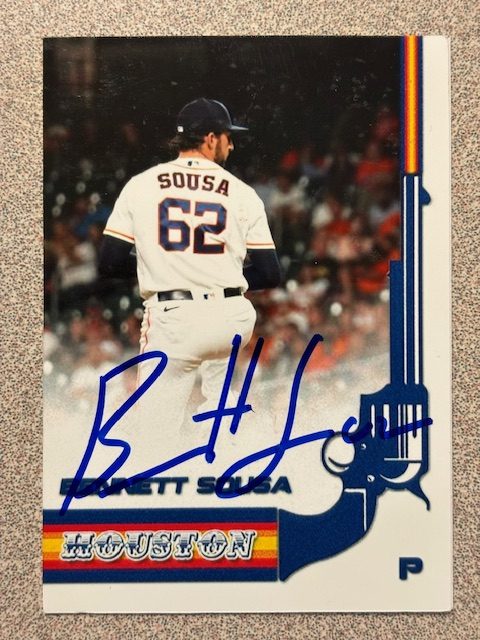 Bennett Sousa autograph in the Astros A to Z collection