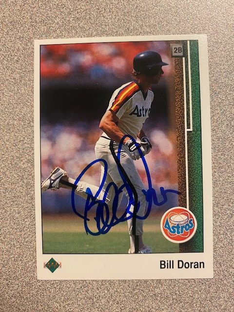 Bill Doran autograph in the Astros A to Z collection