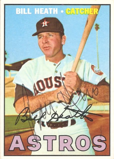 Bill Heath autograph in the Astros A to Z collection