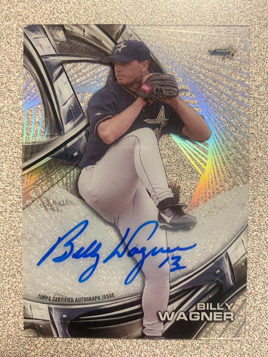 Billy Wagner autograph in the Astros A to Z collection