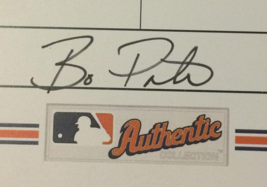 Bo Porter autograph in the Astros A to Z collection