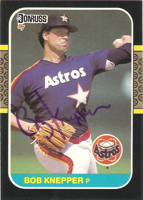 Bob Knepper autograph in the Astros A to Z collection