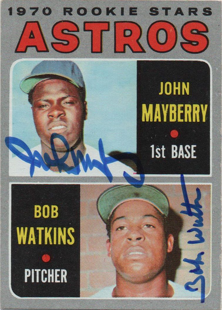 Bob Watkins autograph in the Astros A to Z collection