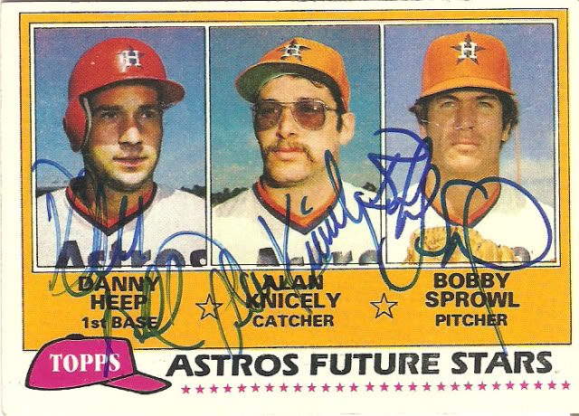 Bobby Sprowl autograph in the Astros A to Z collection