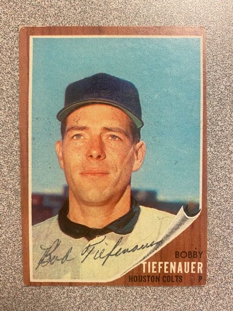 Bobby Tiefenauer autograph in the Astros A to Z collection