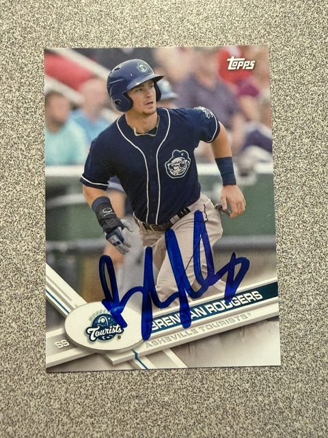 Brendan Rodgers autograph in the Astros A to Z collection
