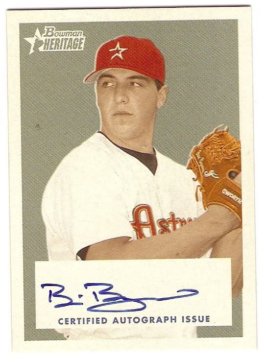 Brian Bogusevic autograph in the Astros A to Z collection