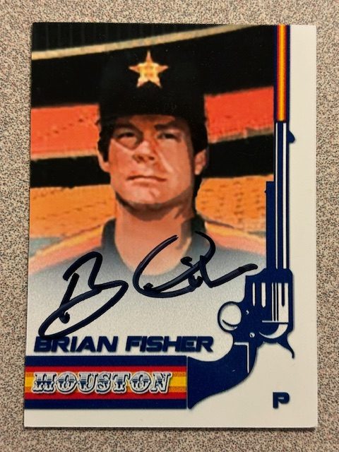 Brian Fisher autograph in the Astros A to Z collection