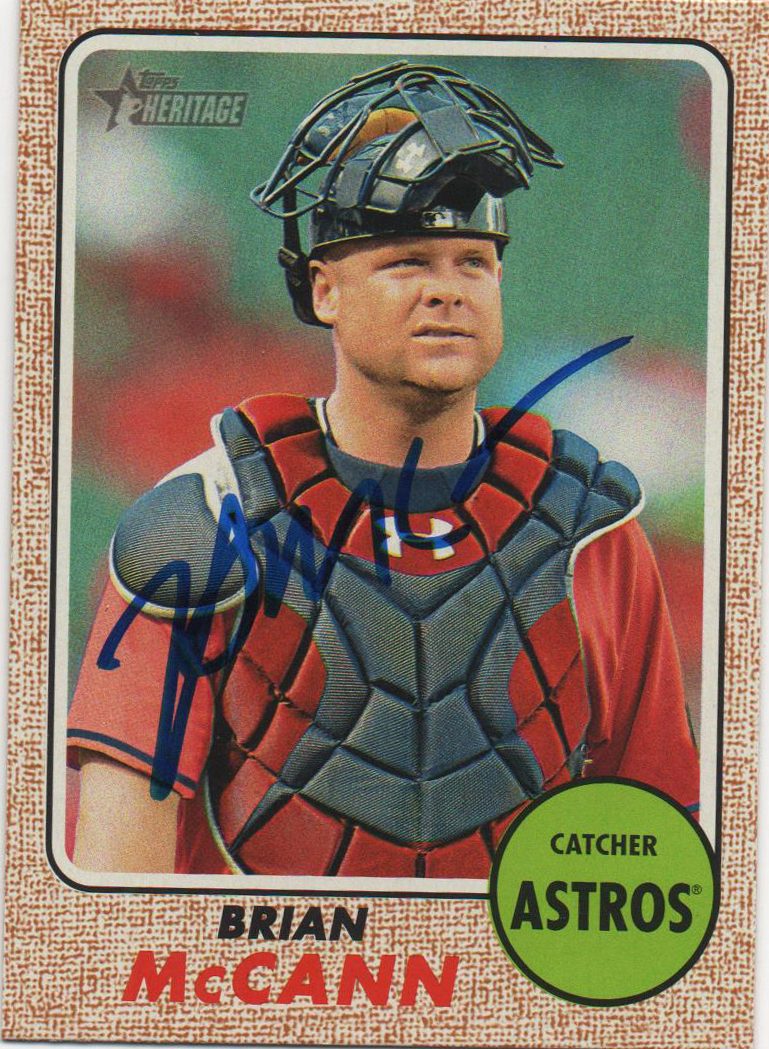 Brian McCann autograph in the Astros A to Z collection