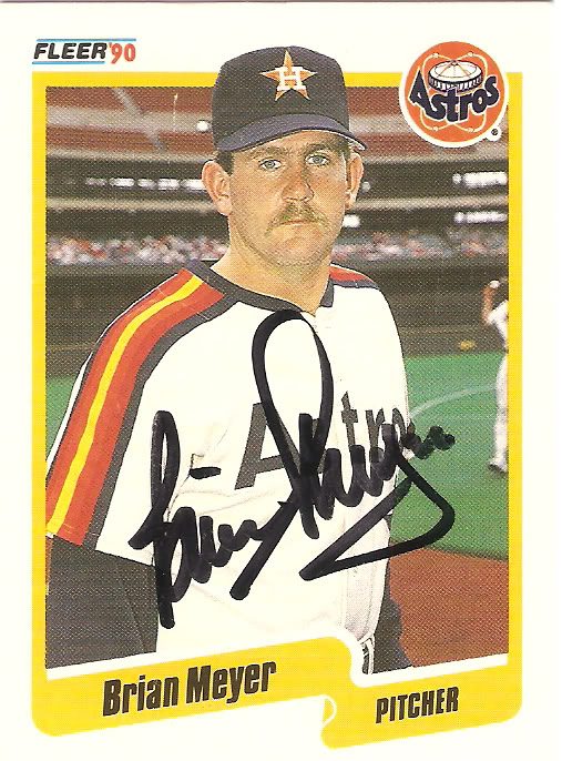 Brian Meyer autograph in the Astros A to Z collection