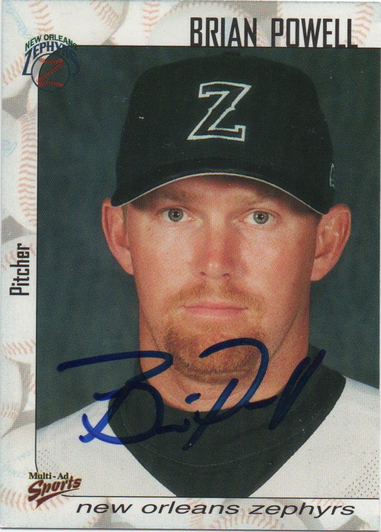 Brian Powell autograph in the Astros A to Z collection