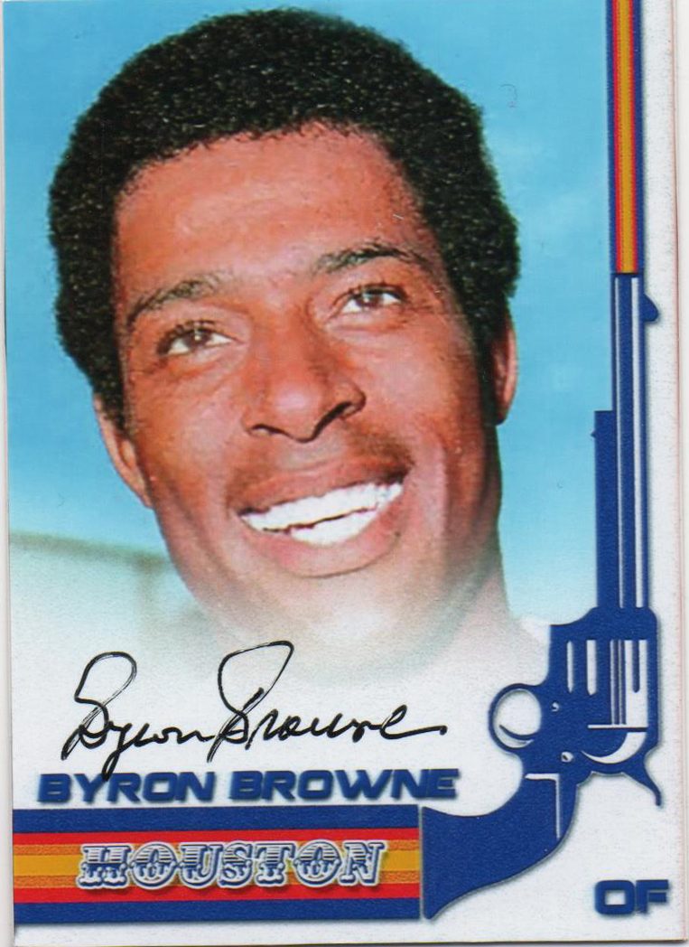Byron Browne autograph in the Astros A to Z collection