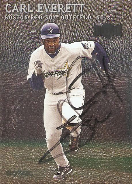Carl Everett autograph in the Astros A to Z collection