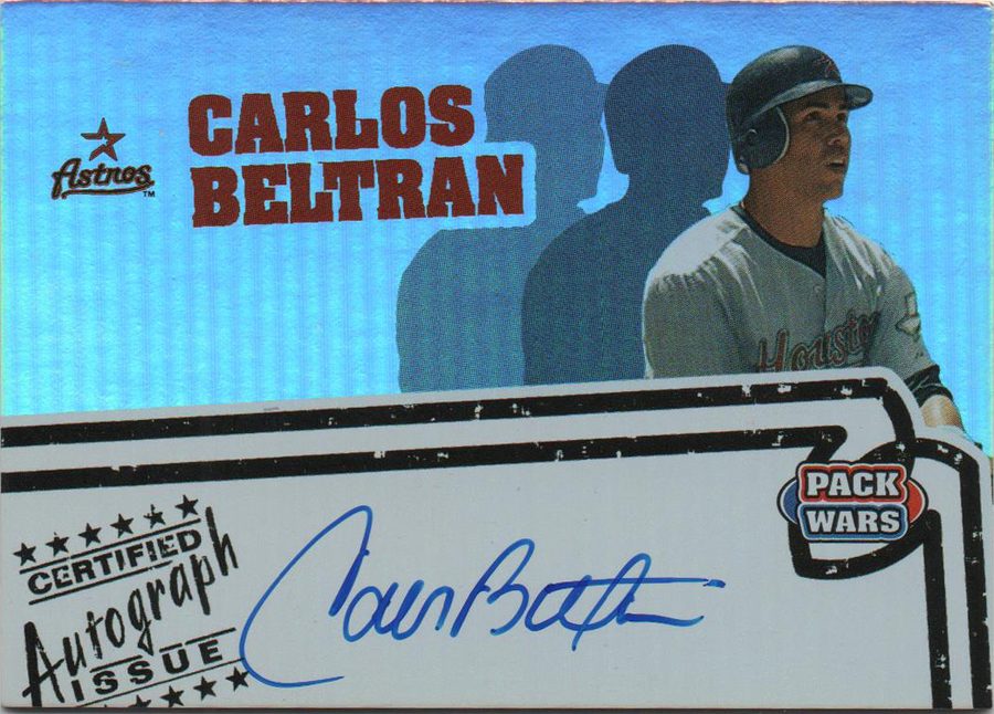 Carlos Beltran autograph in the Astros A to Z collection