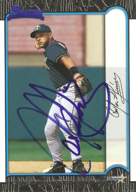 Carlos Hernandez (Infielder, 1999) autograph in the Astros A to Z collection