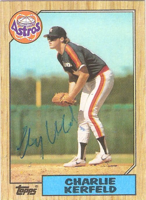 Charlie Kerfeld autograph in the Astros A to Z collection