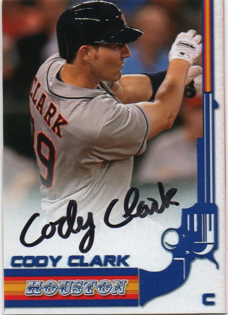Cody Clark autograph in the Astros A to Z collection