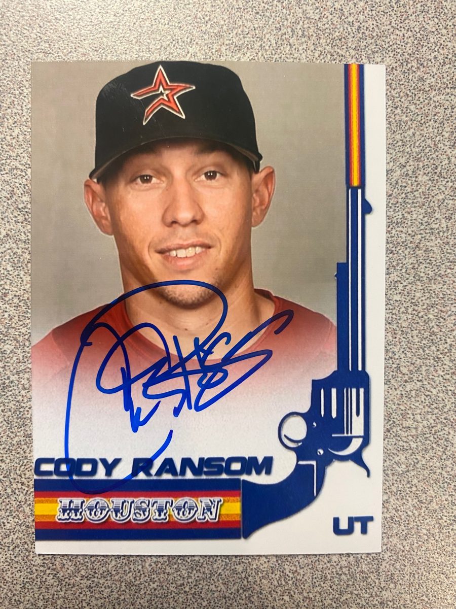 Cody Ransom autograph in the Astros A to Z collection