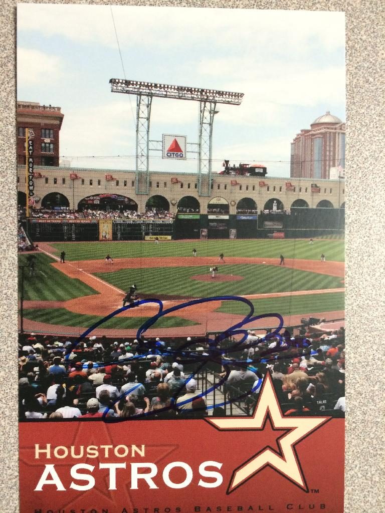 Cory Sullivan autograph in the Astros A to Z collection