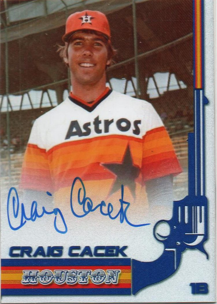 Craig Cacek autograph in the Astros A to Z collection