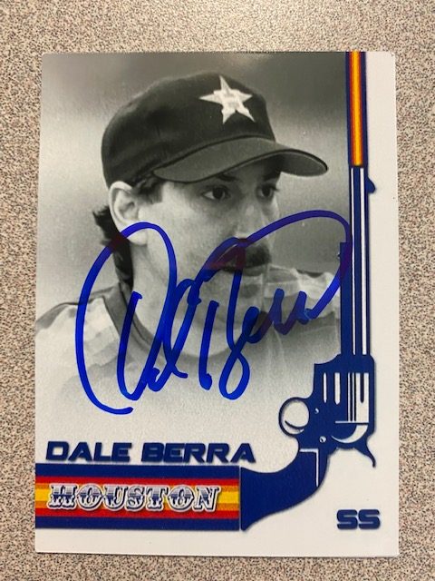 Dale Berra autograph in the Astros A to Z collection
