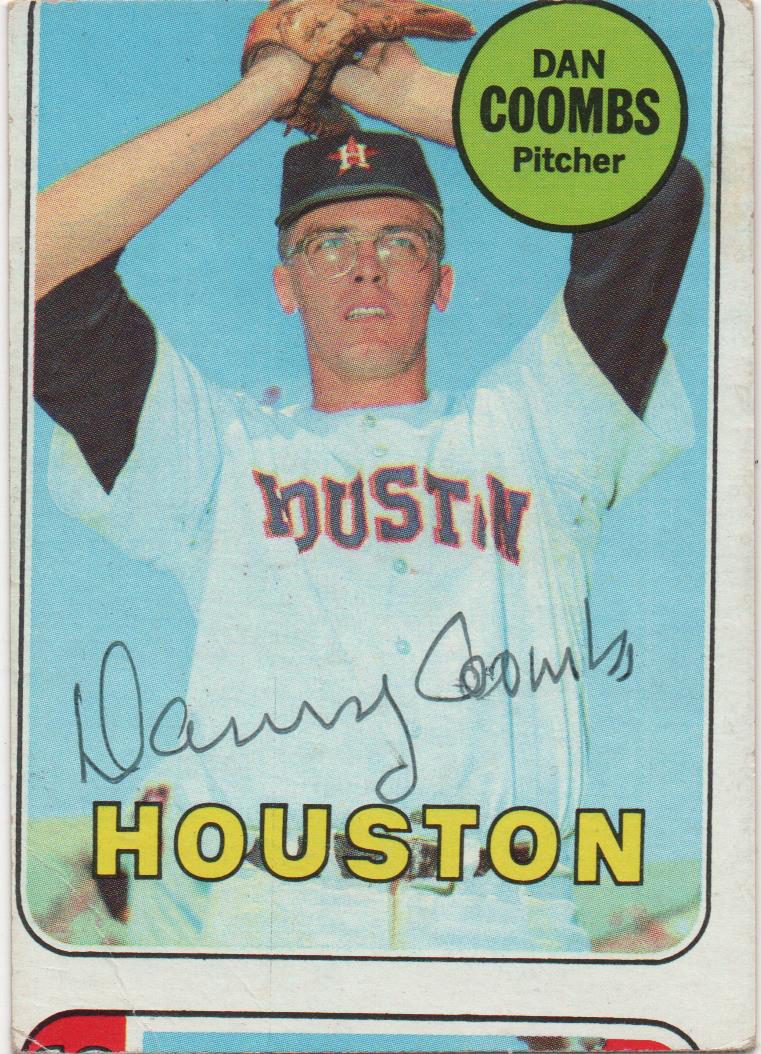 Dan Coombs autograph in the Astros A to Z collection