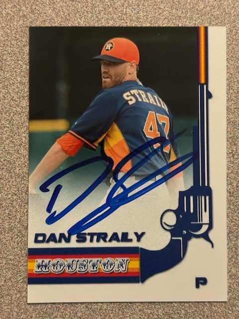 Dan Straily autograph in the Astros A to Z collection