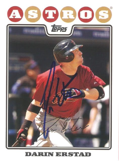 Darin Erstad autograph in the Astros A to Z collection