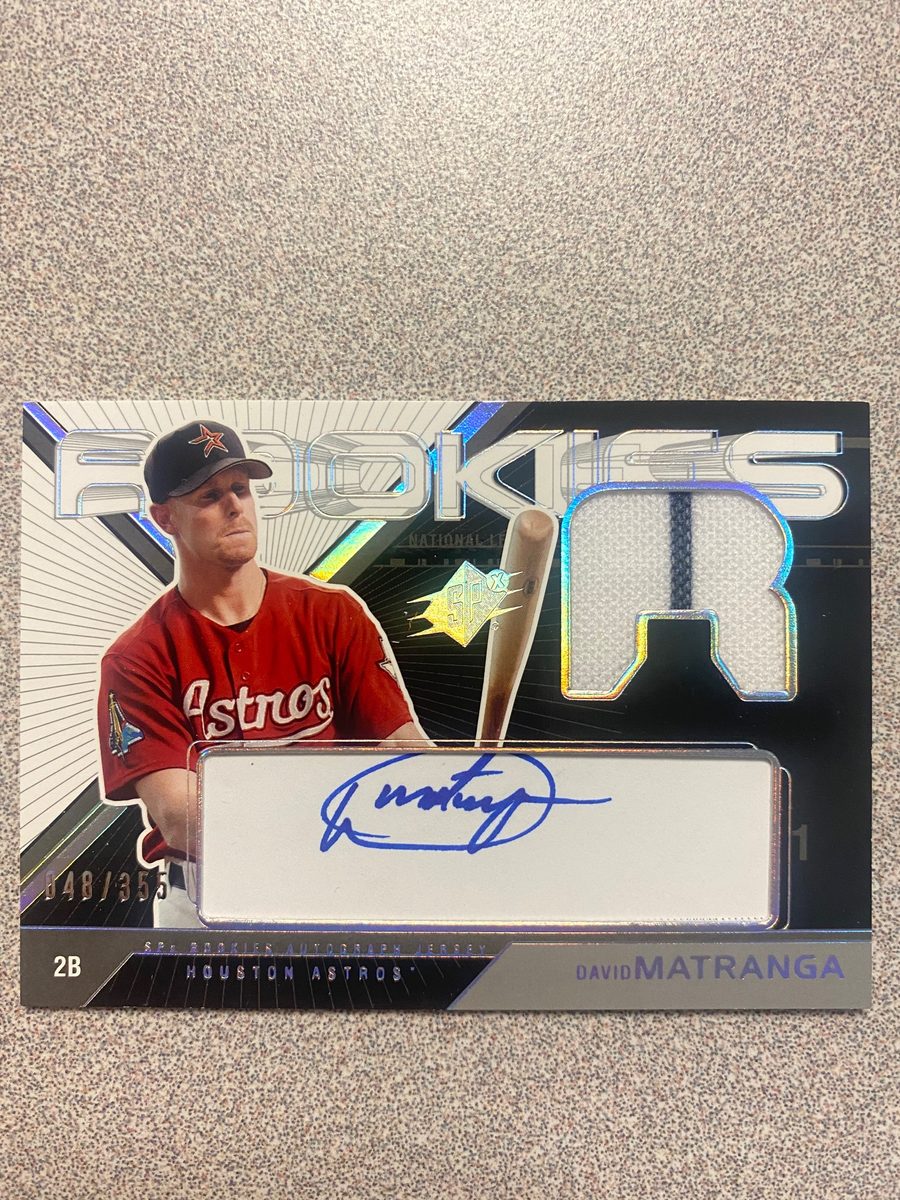 Dave Matranga autograph in the Astros A to Z collection