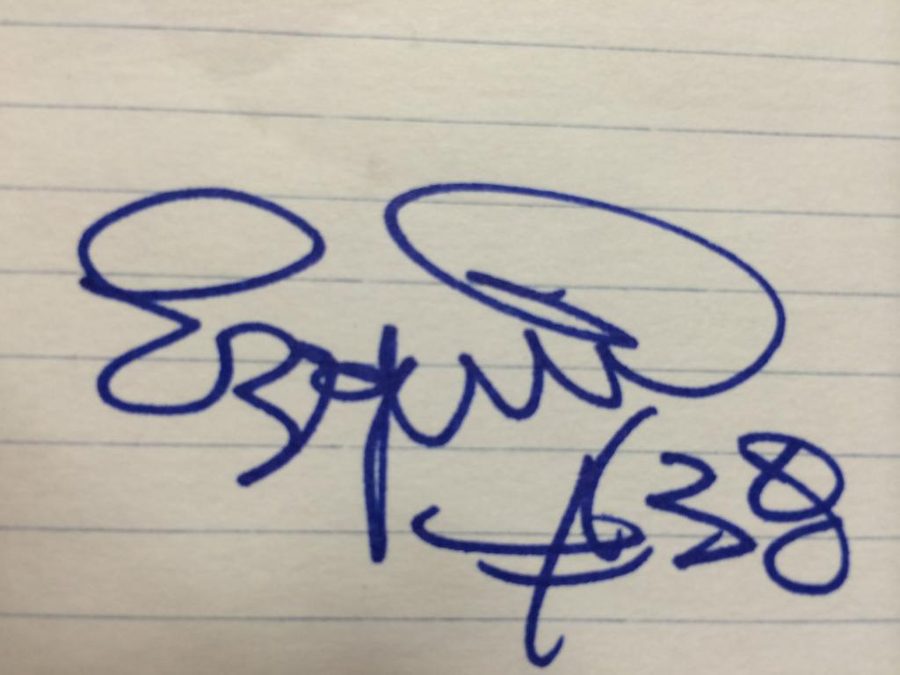 Ezequiel Astacio autograph in the Astros A to Z collection
