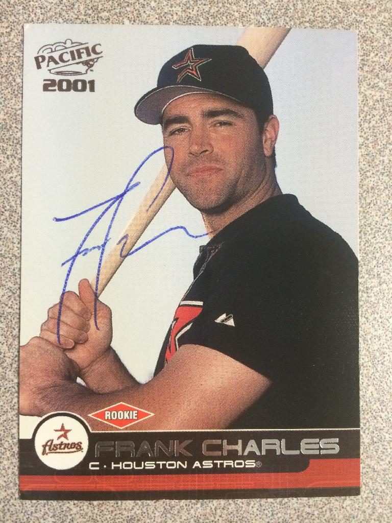 Frank Charles autograph in the Astros A to Z collection