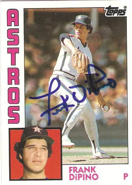 Frank DiPino autograph in the Astros A to Z collection