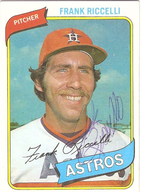 Frank Riccelli autograph in the Astros A to Z collection