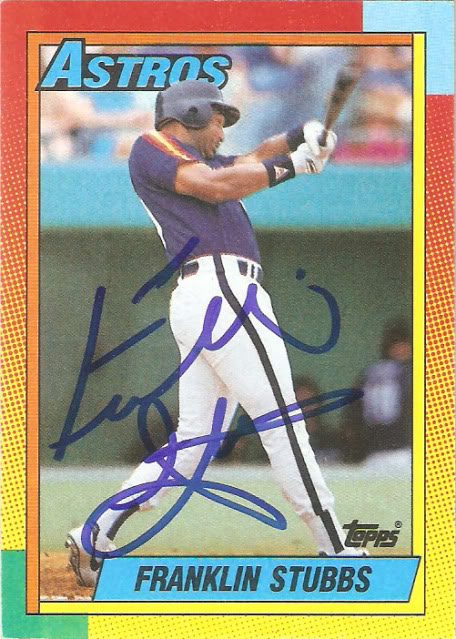 Franklin Stubbs autograph in the Astros A to Z collection