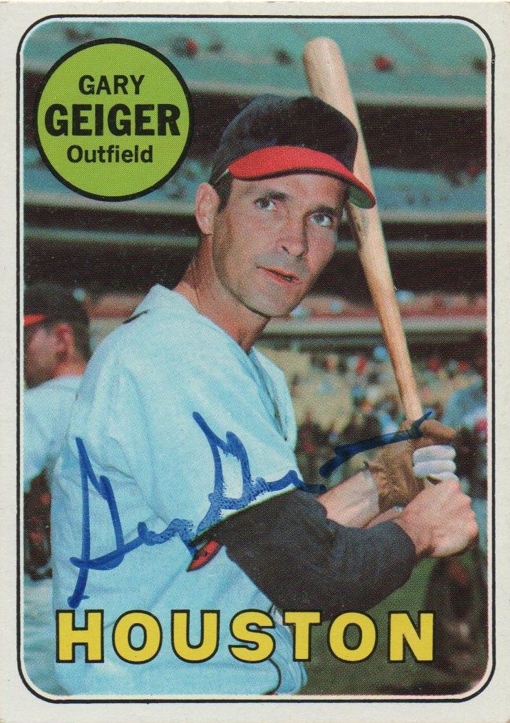 Gary Geiger autograph in the Astros A to Z collection