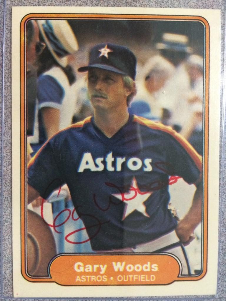 Gary Woods autograph in the Astros A to Z collection