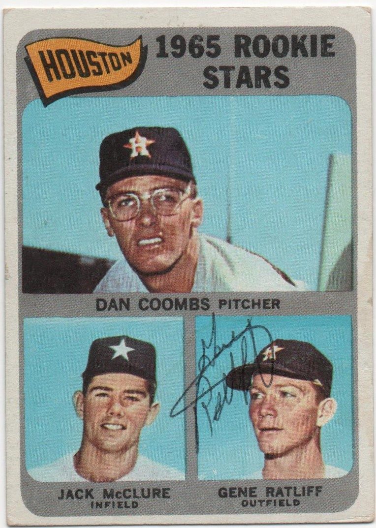 Gene Ratliff autograph in the Astros A to Z collection