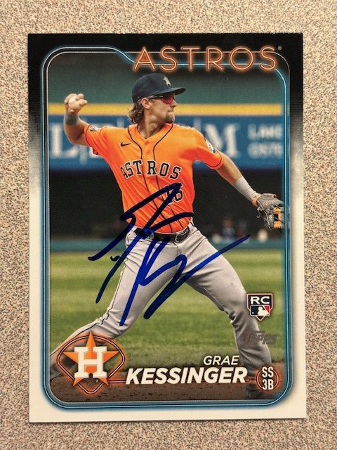 Grae Kessinger autograph in the Astros A to Z collection