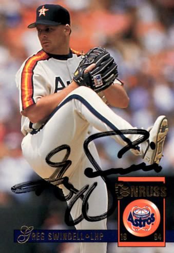 Greg Swindell autograph