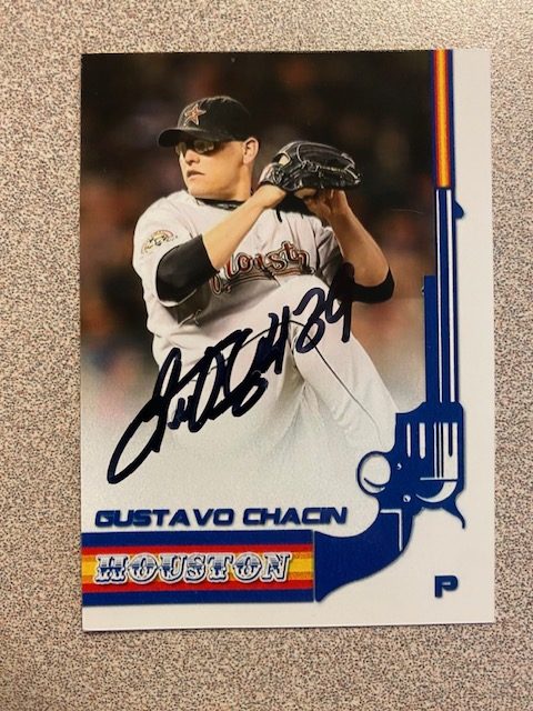 Gustavo Chacin autograph in the Astros A to Z collection