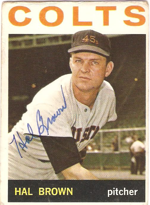 Hal Brown autograph in the Astros A to Z collection