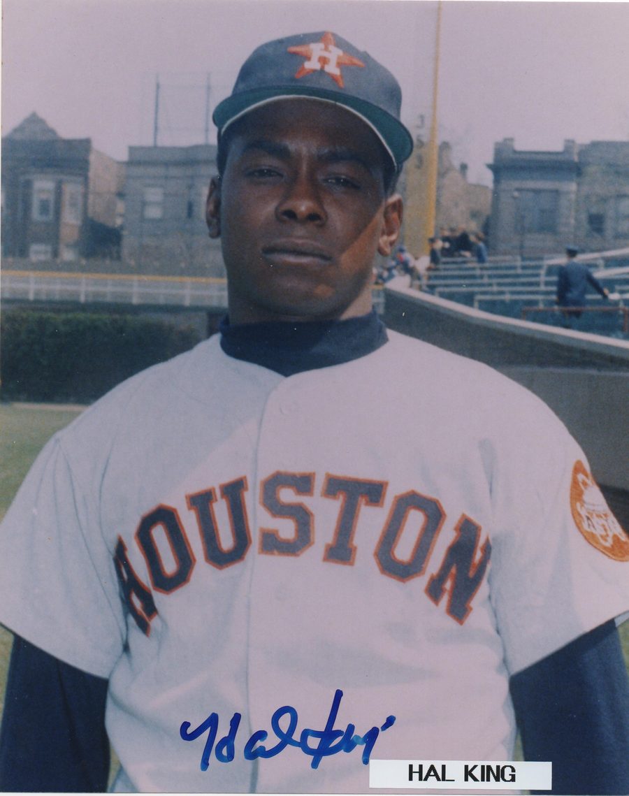 Hal King autograph in the Astros A to Z collection