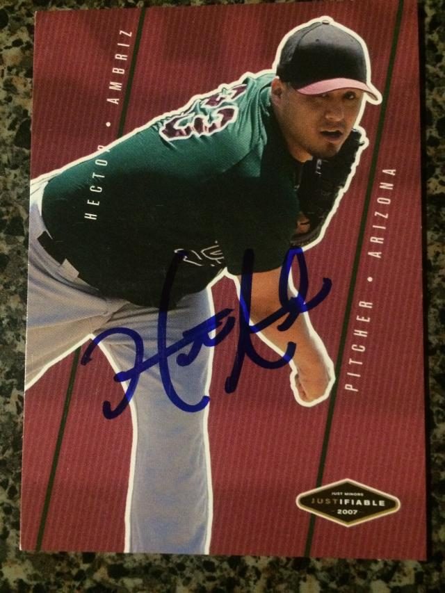 Hector Ambriz autograph in the Astros A to Z collection