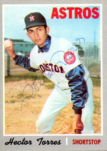 Hector Torres autograph in the Astros A to Z collection