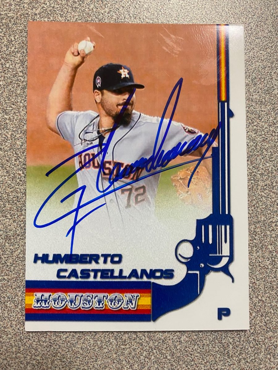 Humberto Castellanos autograph in the Astros A to Z collection