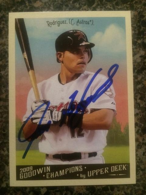 Ivan Rodriguez autograph in the Astros A to Z collection
