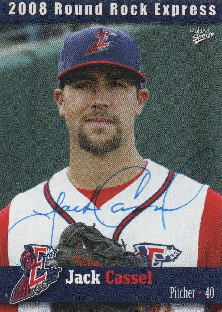 Jack Cassel autograph in the Astros A to Z collection